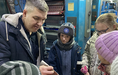Экскурсия в типографию Советская Сибирь